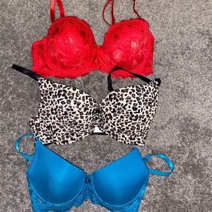 Bundle of bras 34B